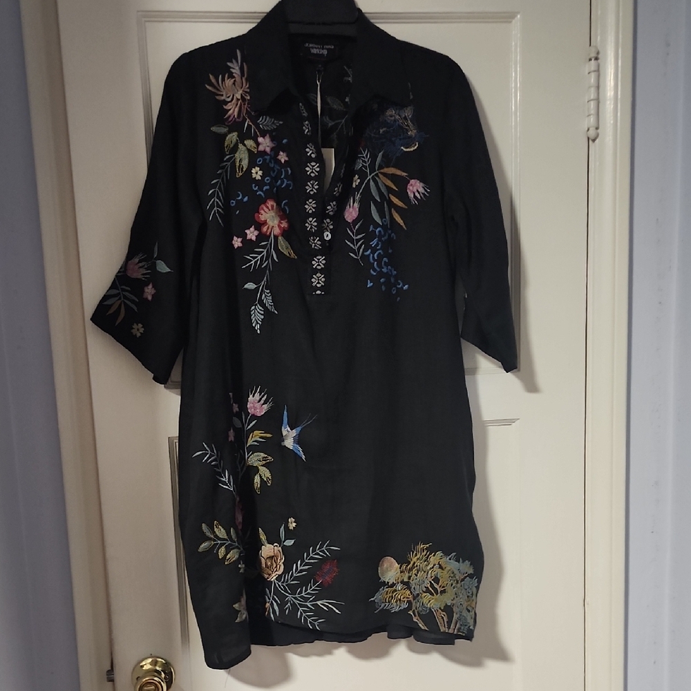 Nwt Johnny Was Kimono Dress  XS